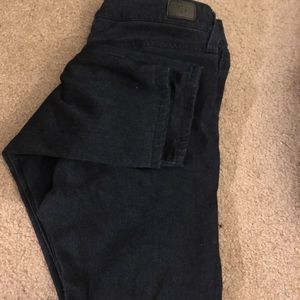 Celebrity pink stretchy jeans.